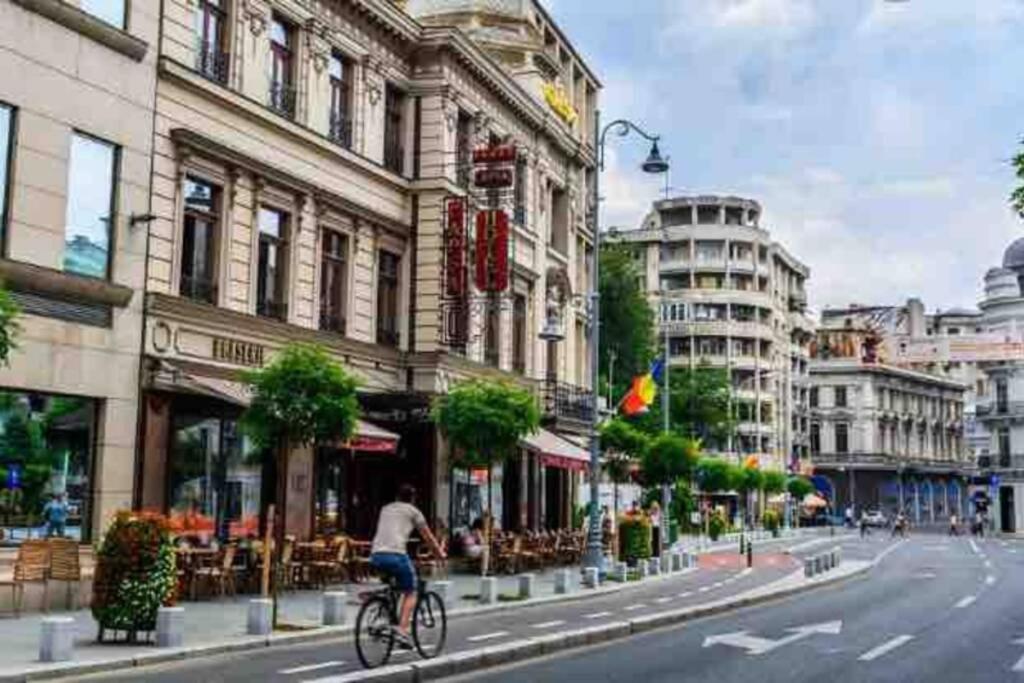 Super Central - Lovely One-Bedroom Apartment On Victoriei Avenue Bucureşti Ngoại thất bức ảnh